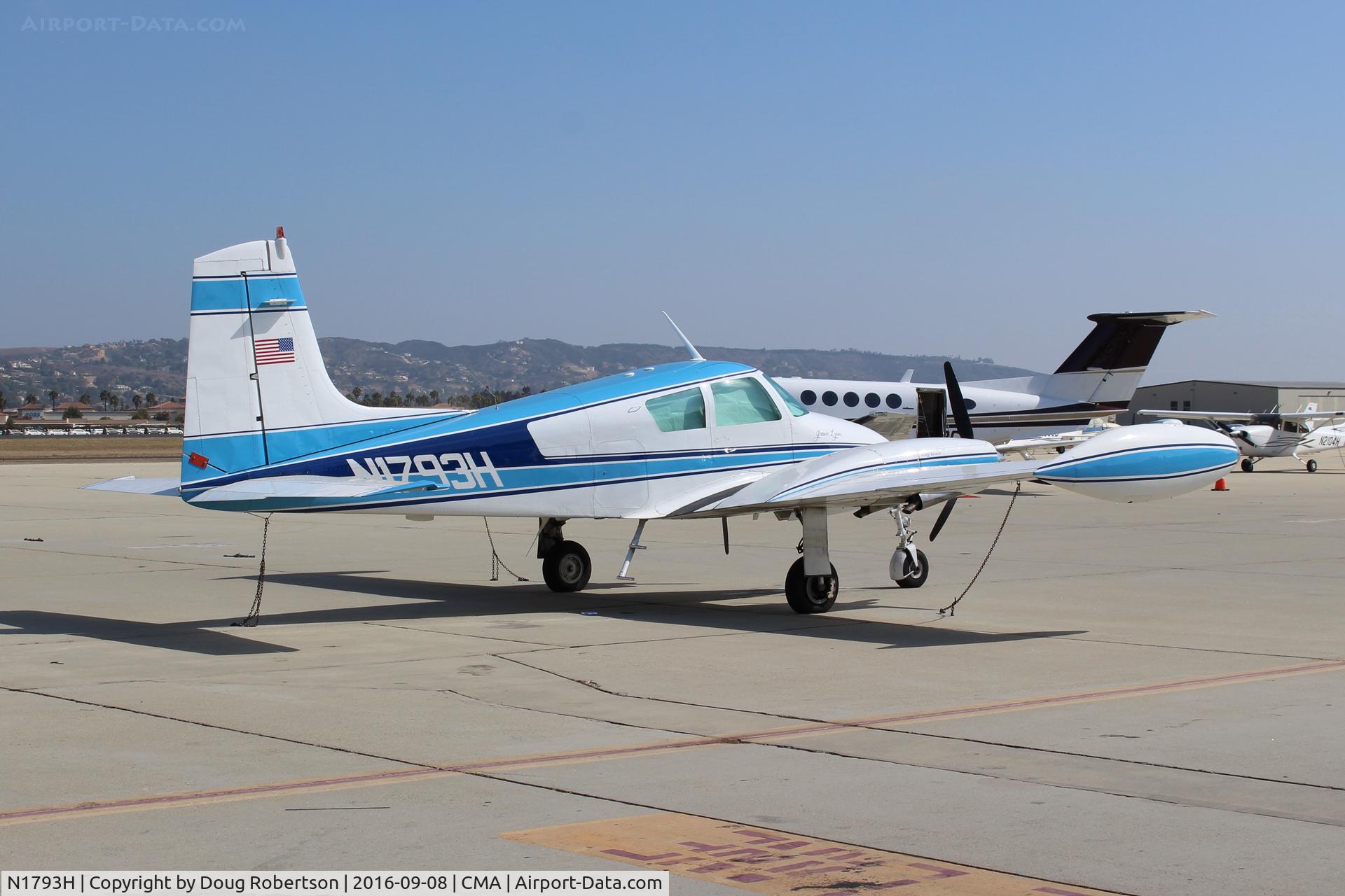 N1793H, 1959 Cessna 310C C/N 35893, 1959 Cessna 310C, two Continental IO-470-D 260 Hp each