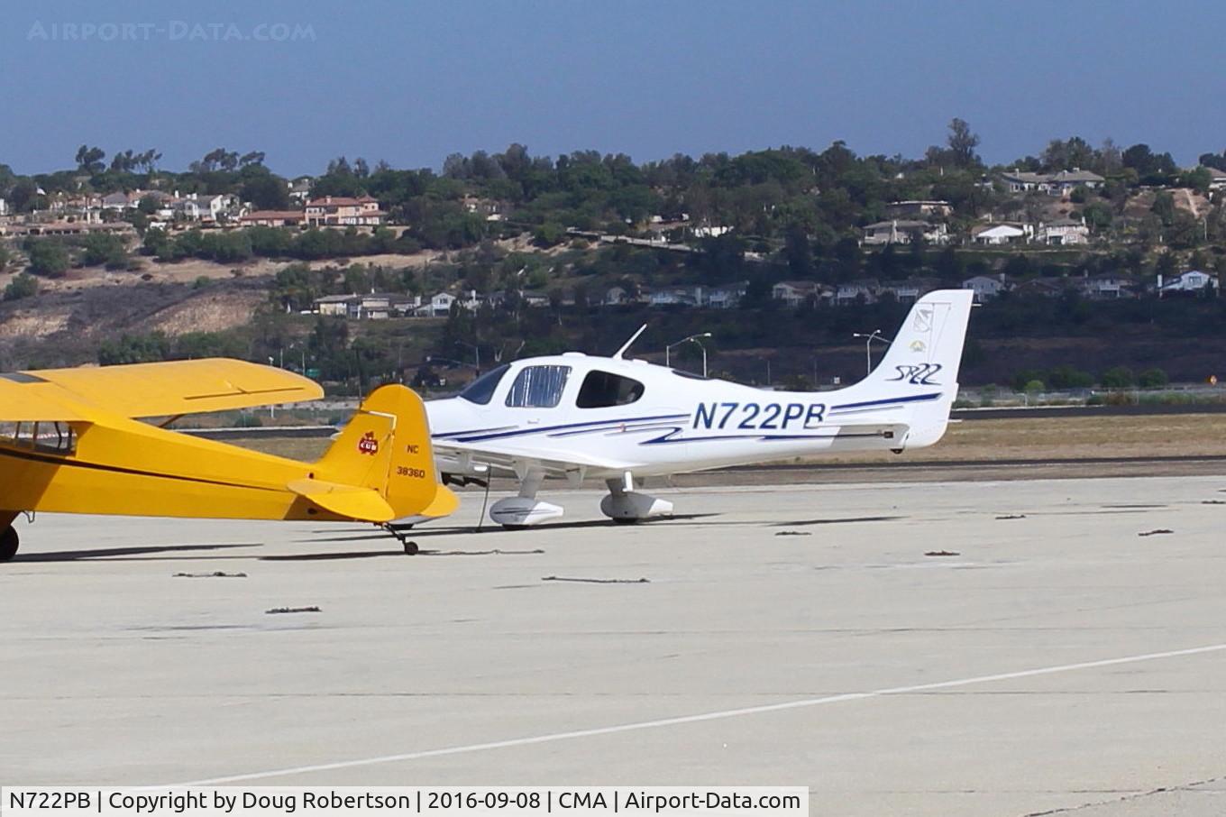 N722PB, 2003 Cirrus SR22 C/N 0722, 2003 Cirrus SR22, Continental IO-550-N 310 Hp