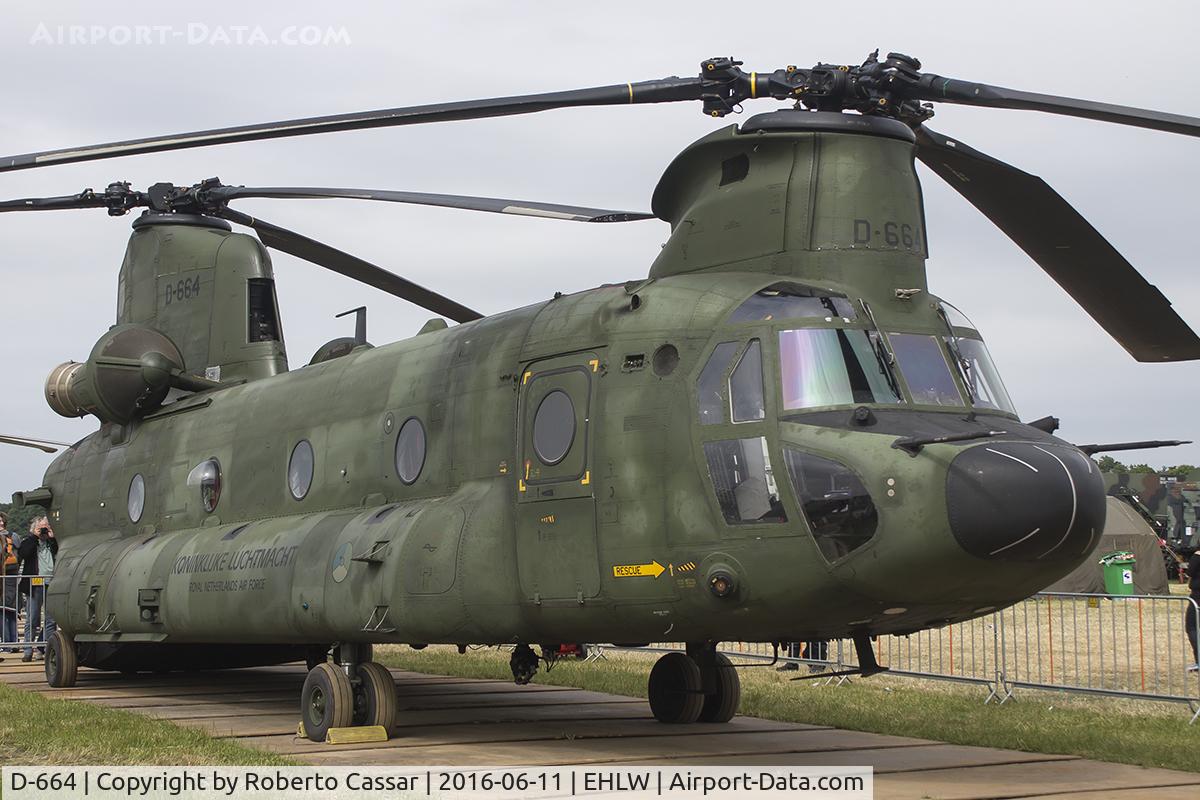 D-664, Boeing CH-47D Chinook C/N M.3664/NL-004, Luchtmahdagen 2016
