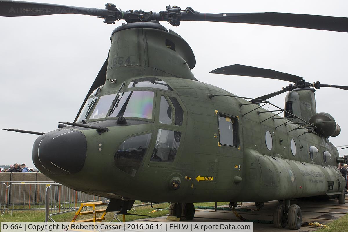 D-664, Boeing CH-47D Chinook C/N M.3664/NL-004, Luchtmahdagen 2016