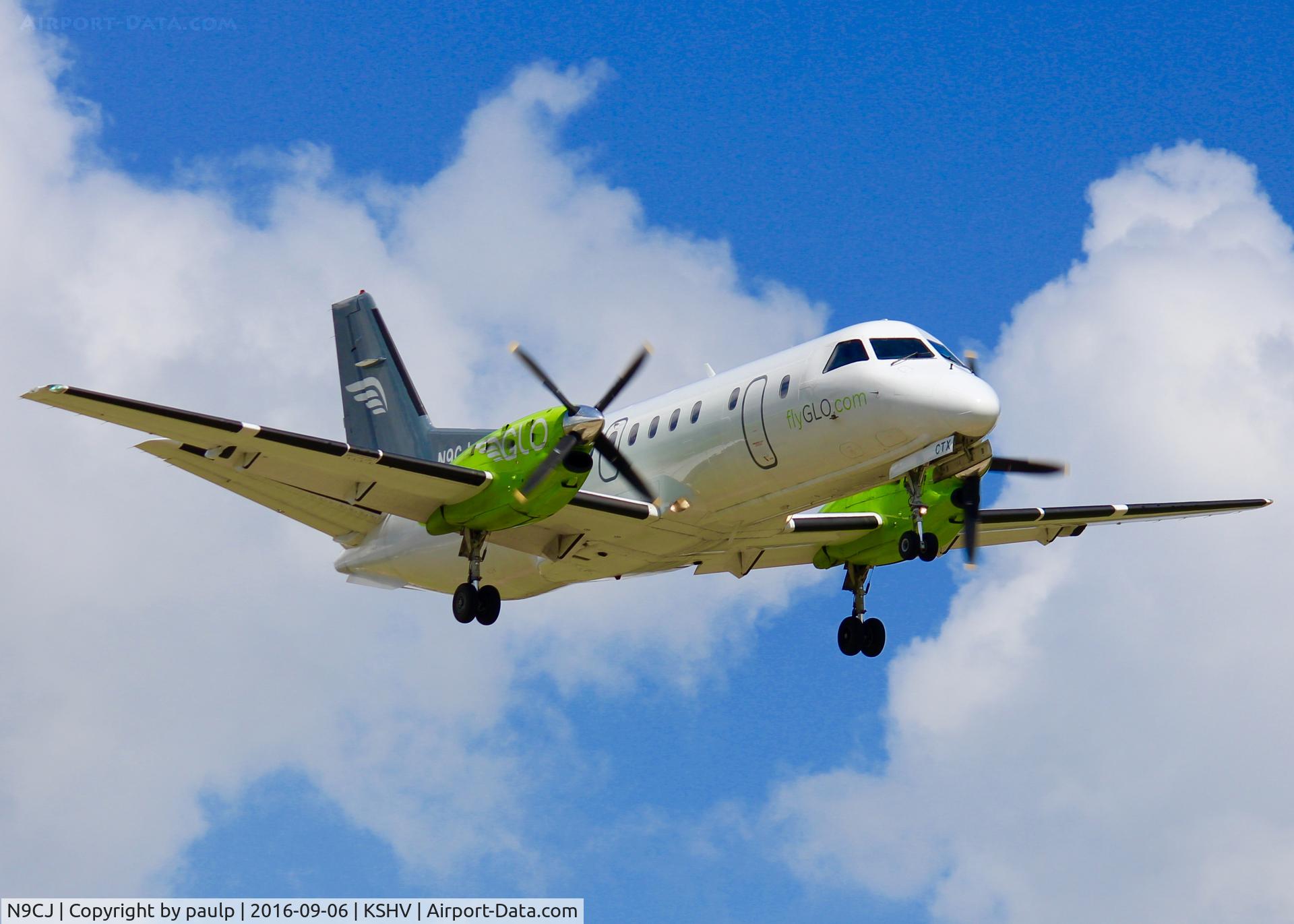 N9CJ, 1991 Saab 340B C/N 340B-224, At Shreveport Regional.