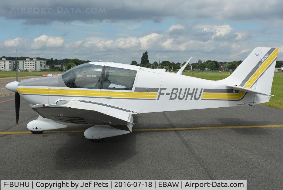 F-BUHU, Robin DR-400-180 Regent C/N 809, At Antwerp Airport.