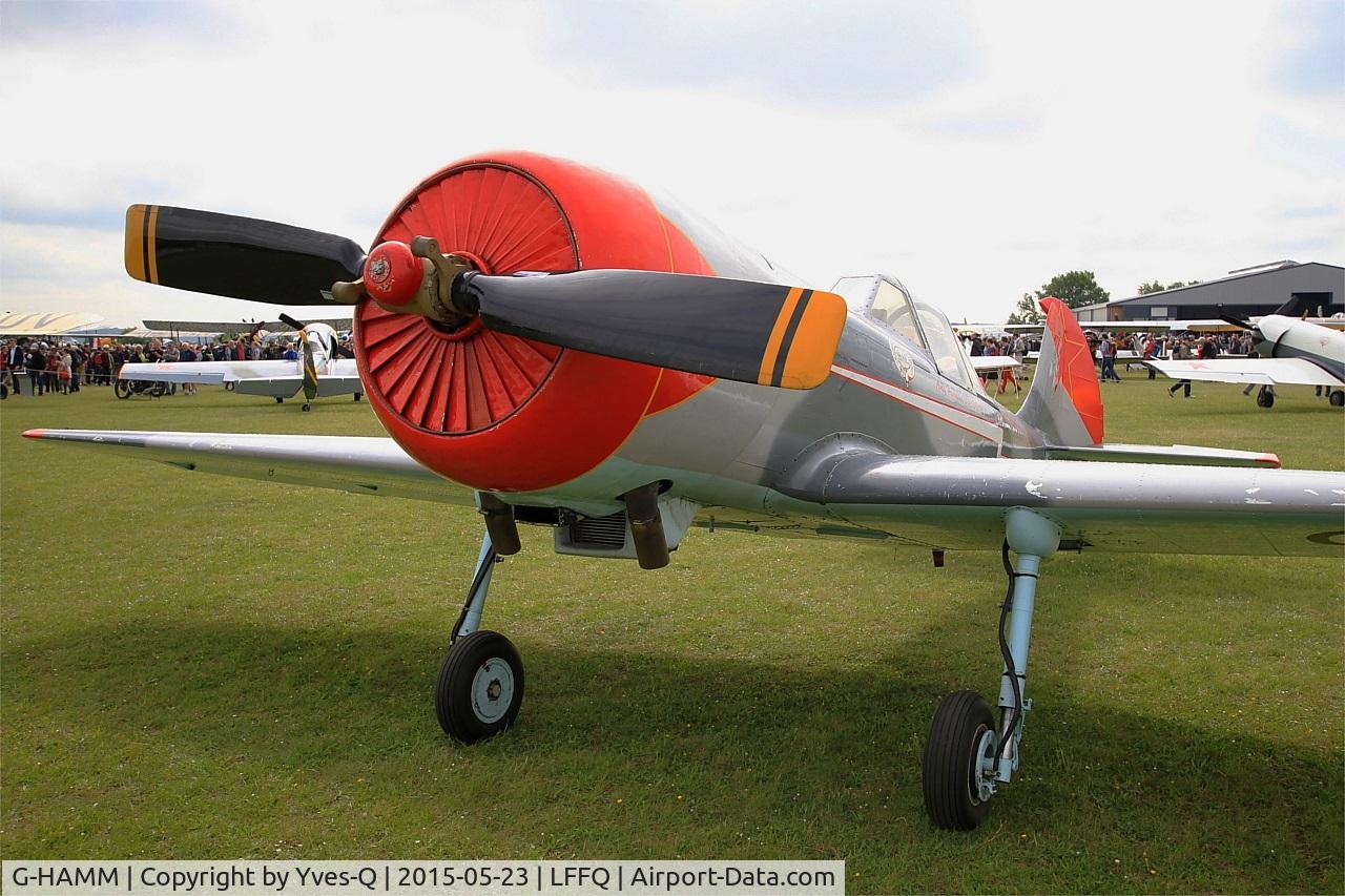 G-HAMM, 1983 Yakovlev Yak-50 C/N 832409, Yakovlev Yak-50, Static display, La Ferté-Alais Airfield (LFFQ) Air show 2015