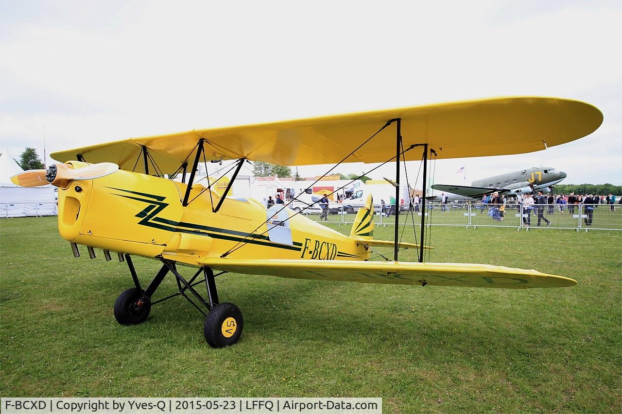 F-BCXD, 1946 Stampe and Vertongen SV-4A C/N 438, Stampe-Vertongen SV-4A, Static display, La Ferté-Alais Airfield (LFFQ) Air show 2015