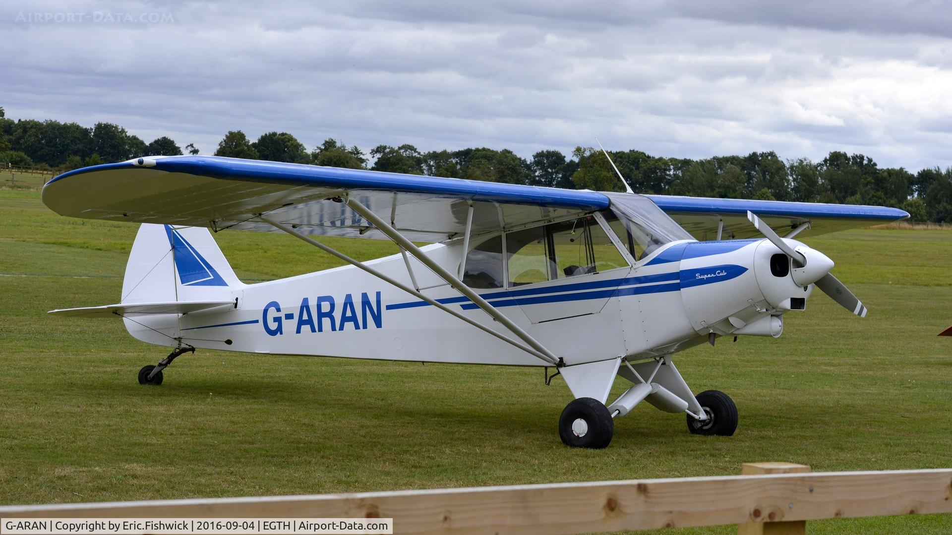 G-ARAN, 1960 Piper PA-18-150 Super Cub C/N 18-7307, 3. G-ARAN visiting The Shuttleworth Collection.