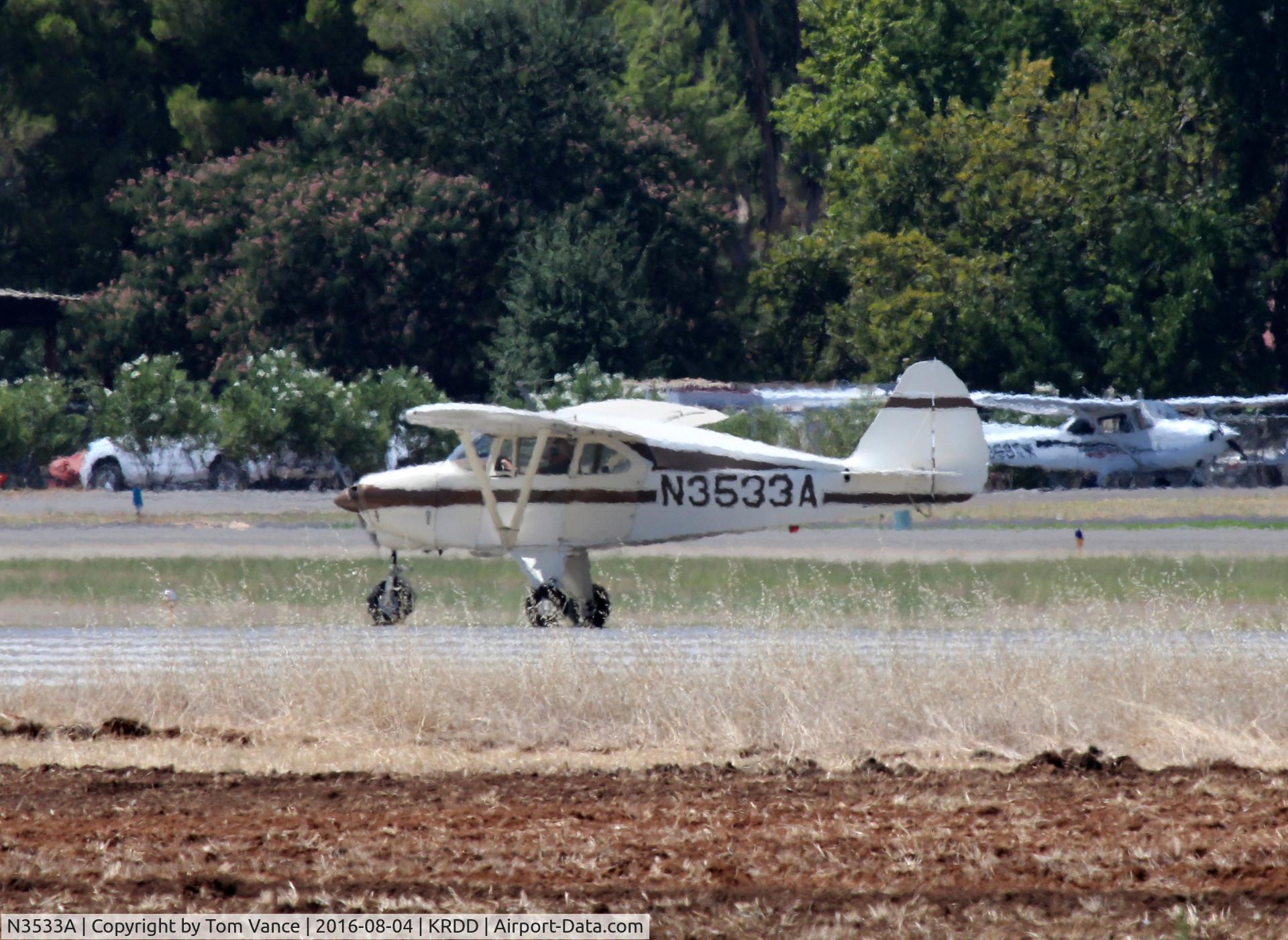 N3533A, 1953 Piper PA-22 C/N 22-1805, 1953 Piper PA-22 C/N 22-1805 at Redding, CA