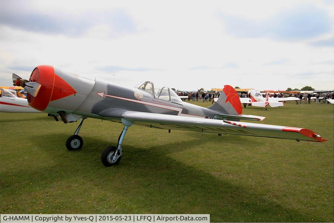 G-HAMM, 1983 Yakovlev Yak-50 C/N 832409, Yakovlev Yak-50, Static display, La Ferté-Alais Airfield (LFFQ) Air show 2015