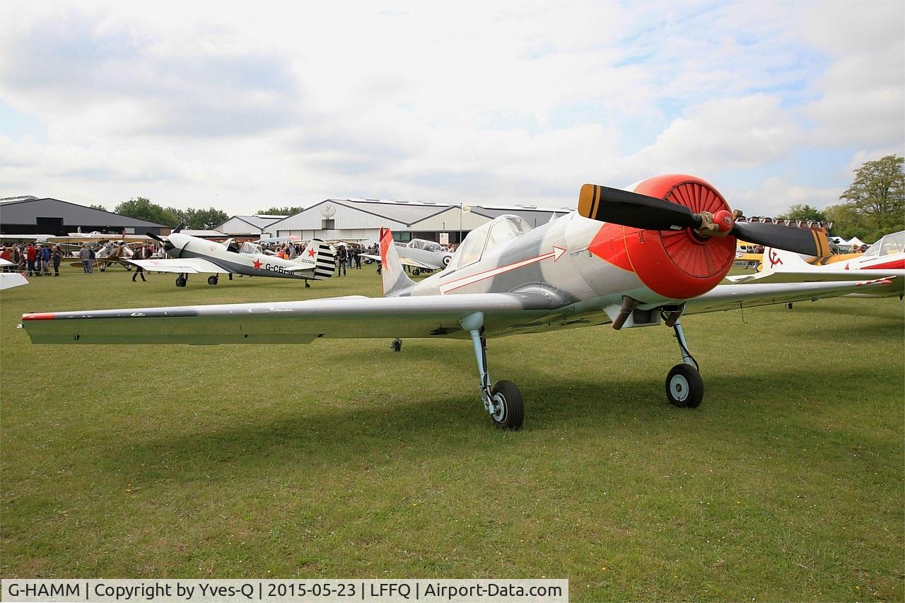 G-HAMM, 1983 Yakovlev Yak-50 C/N 832409, Yakovlev Yak-50, Static display, La Ferté-Alais Airfield (LFFQ) Air show 2015