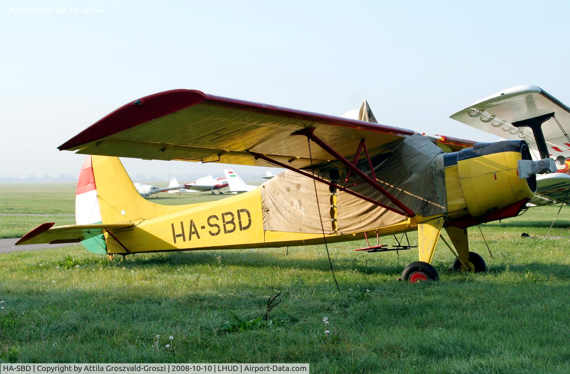 HA-SBD, 1967 PZL-Okecie PZL-101A Gawron C/N 107230, Szeged Airport, Hungary