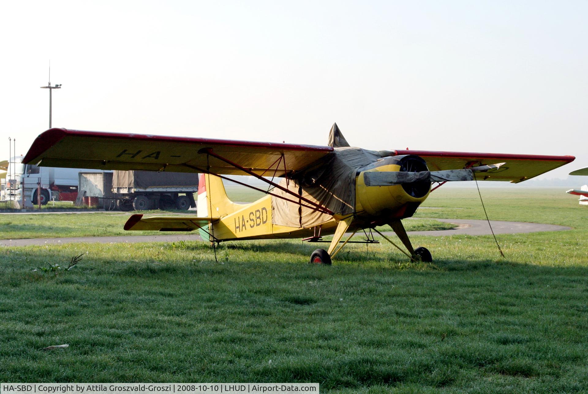 HA-SBD, 1967 PZL-Okecie PZL-101A Gawron C/N 107230, Szeged Airport, Hungary