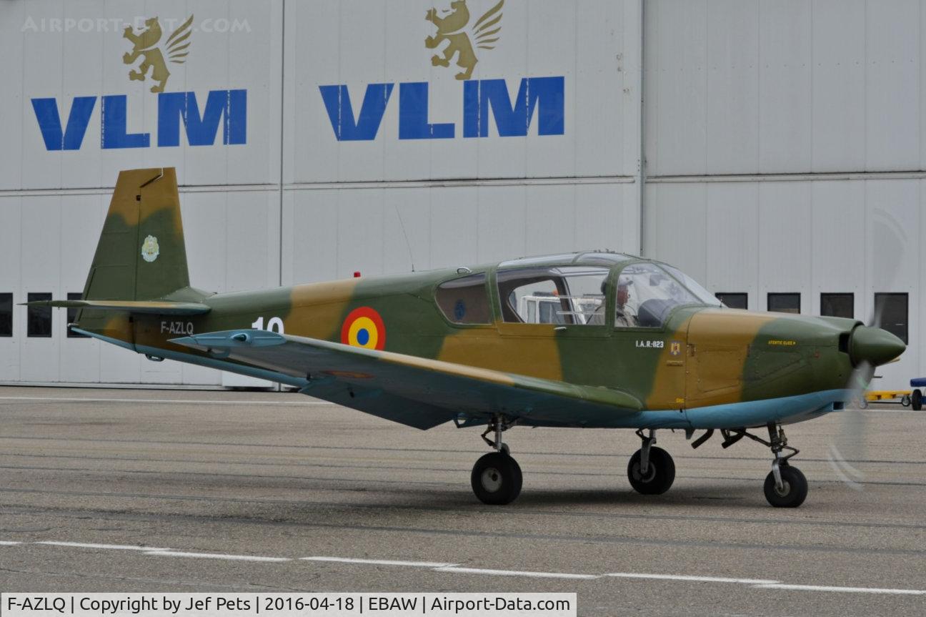 F-AZLQ, 1975 IAR IAR-823 C/N 10, At Antwerp Airport.