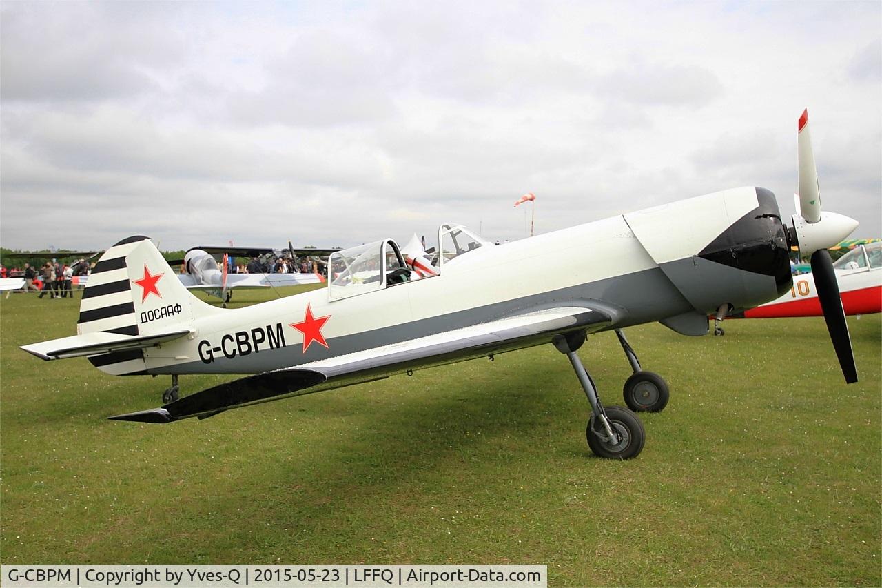G-CBPM, 1981 Yakovlev Yak-50 C/N 812101, Yakovlev YAK-50, Static display, La Ferté-Alais airfield (LFFQ) Airshow 2015
