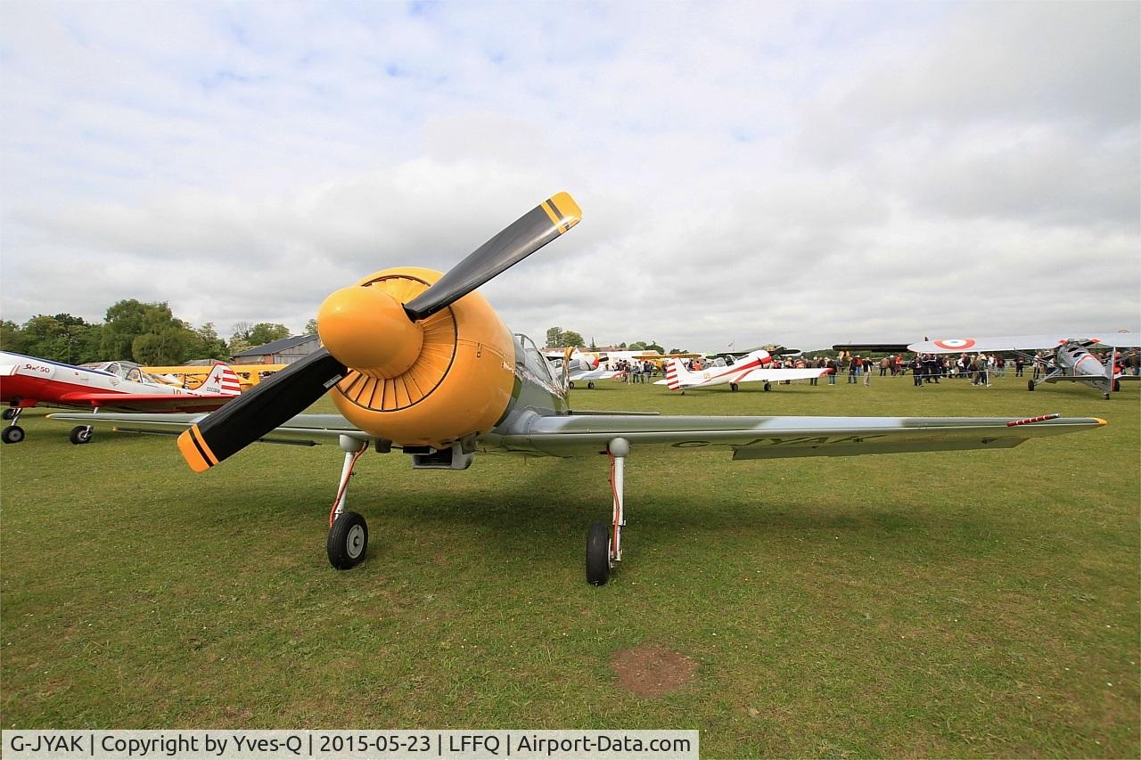 G-JYAK, 1985 Yakovlev Yak-50 C/N 853001, Yakovlev YAK-50, Static display, La Ferté-Alais Airfield (LFFQ) Air Show 2015