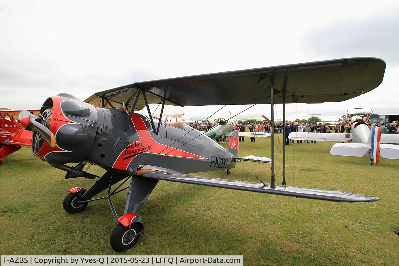 F-AZBS, 1938 Bucker Bu-133C Jungmeister C/N 16, Bucker Bu-133C Jungmeister, Static display, La Ferté-Alais airfield (LFFQ) Airshow 2015