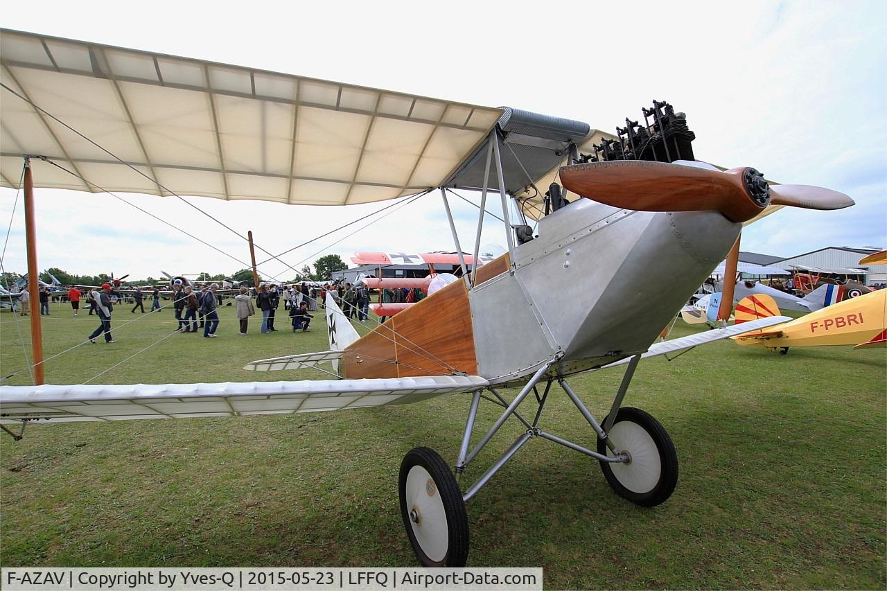 F-AZAV, LFG Roland C.II (Replica) C/N 005, FG C2, Displayed at La Ferté-Alais airfield (LFFQ) Airshow 2015