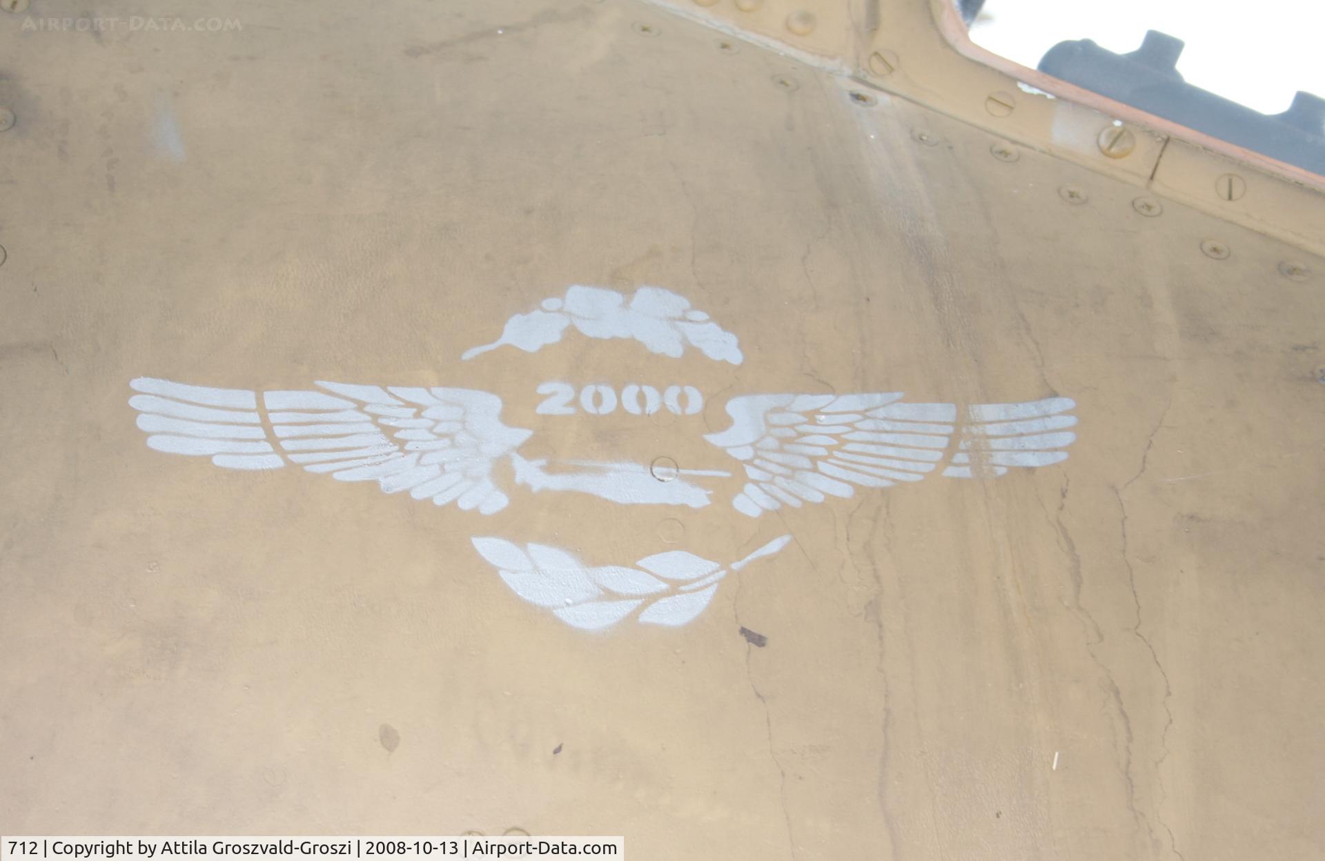 712, 1985 Mil Mi-24V Hind E C/N 220712, Veszprém, Jutas-Ujmajor. The Hungarian airforce is his practising base