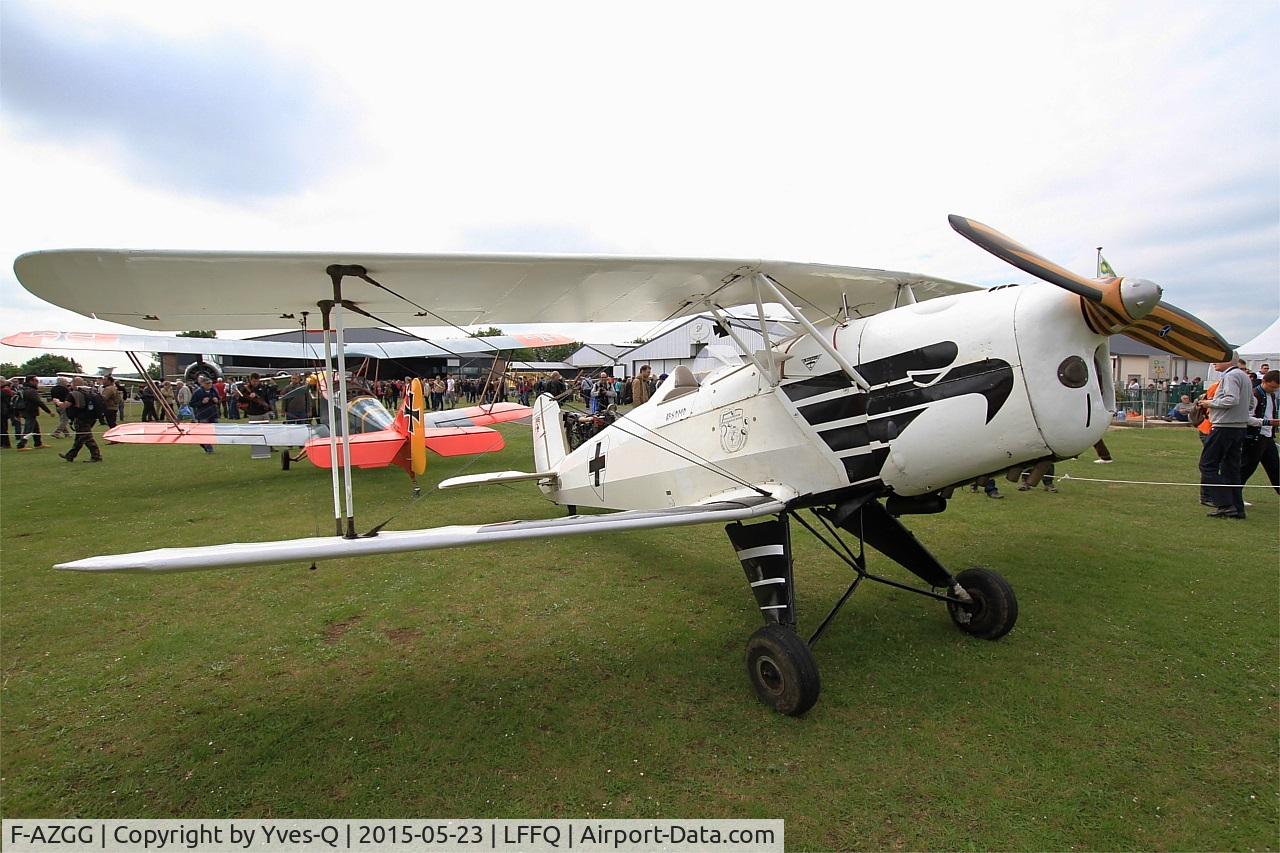 F-AZGG, 1958 CASA 1-131E Jungmann C/N 2156, CASA 1-131E Jungmann, Static display, La Ferté-Alais airfield (LFFQ) Air show 2015