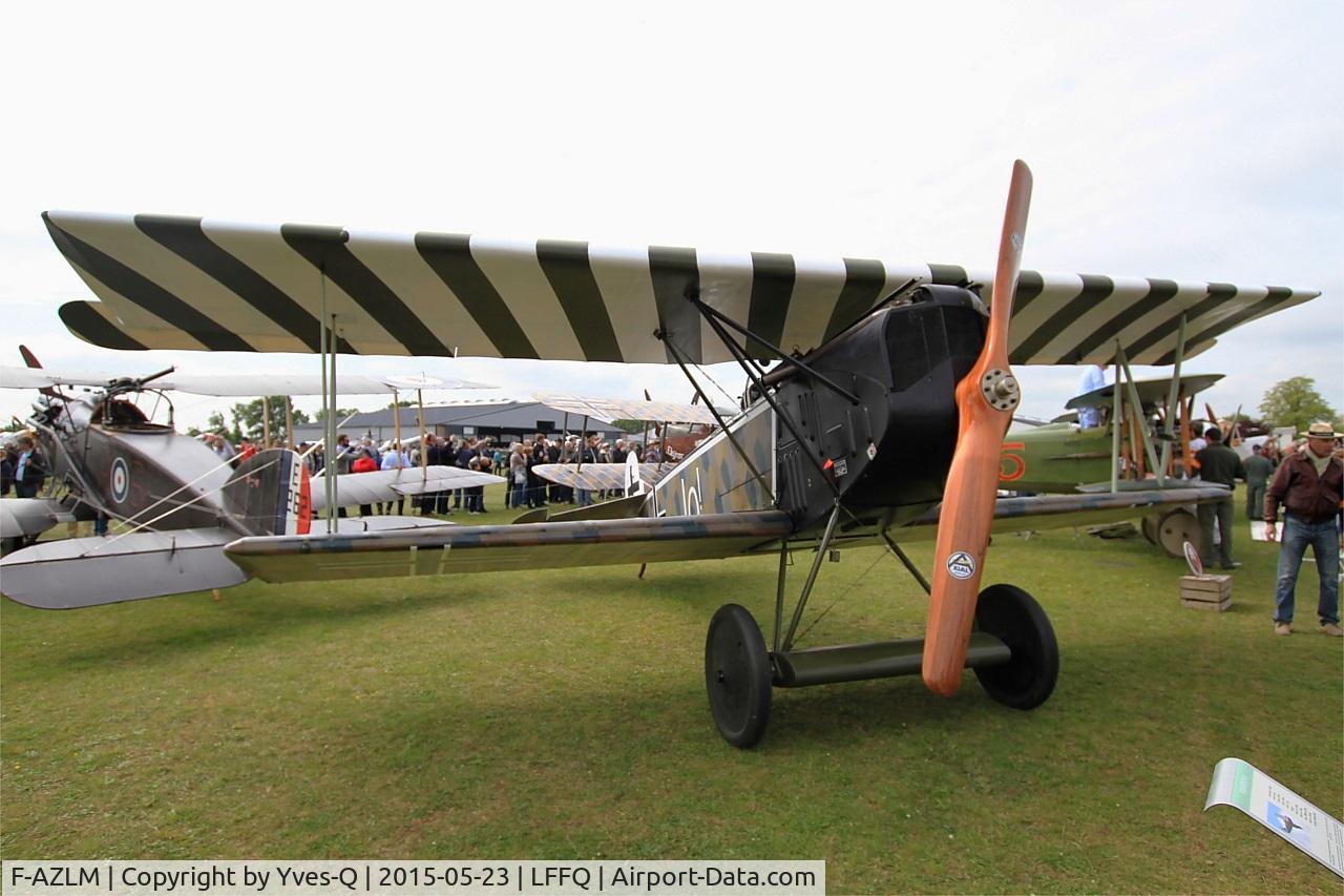 F-AZLM, 2007 Fokker D-VIIF Replica C/N 01MF, Fokker DVIIF replica, Displayed at La Ferté-Alais airfield (LFFQ) Airshow 2015