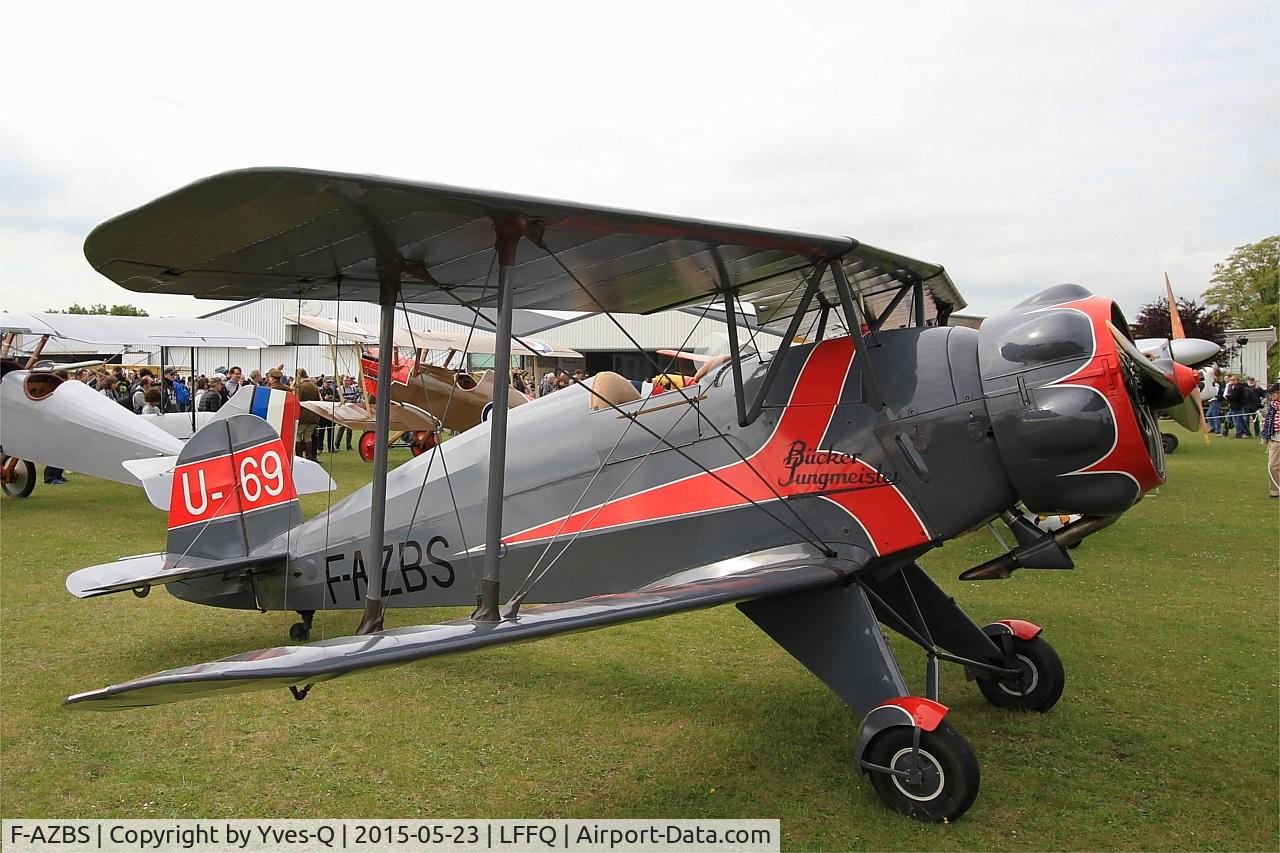 F-AZBS, 1938 Bucker Bu-133C Jungmeister C/N 16, Bucker Bu-133C Jungmeister, Static display, La Ferté-Alais airfield (LFFQ) Airshow 2015