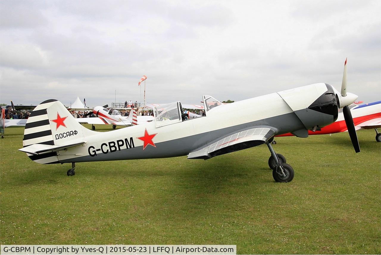 G-CBPM, 1981 Yakovlev Yak-50 C/N 812101, Yakovlev YAK-50, Static display, La Ferté-Alais airfield (LFFQ) Airshow 2015