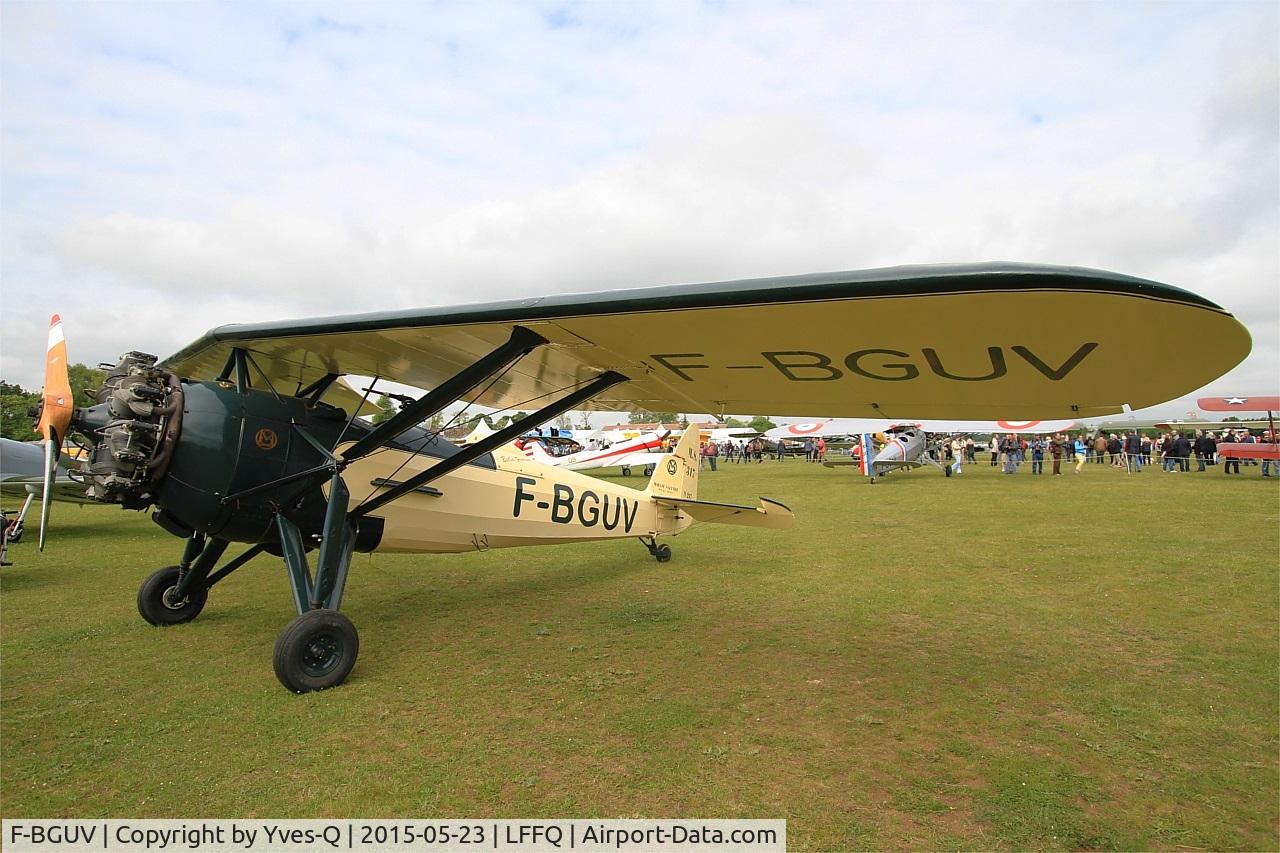 F-BGUV, Morane-Saulnier MS.317 C/N 297, Morane-Saulnier MS.317, Static display, La Ferté-Alais Airfield (LFFQ) Air Show 2015