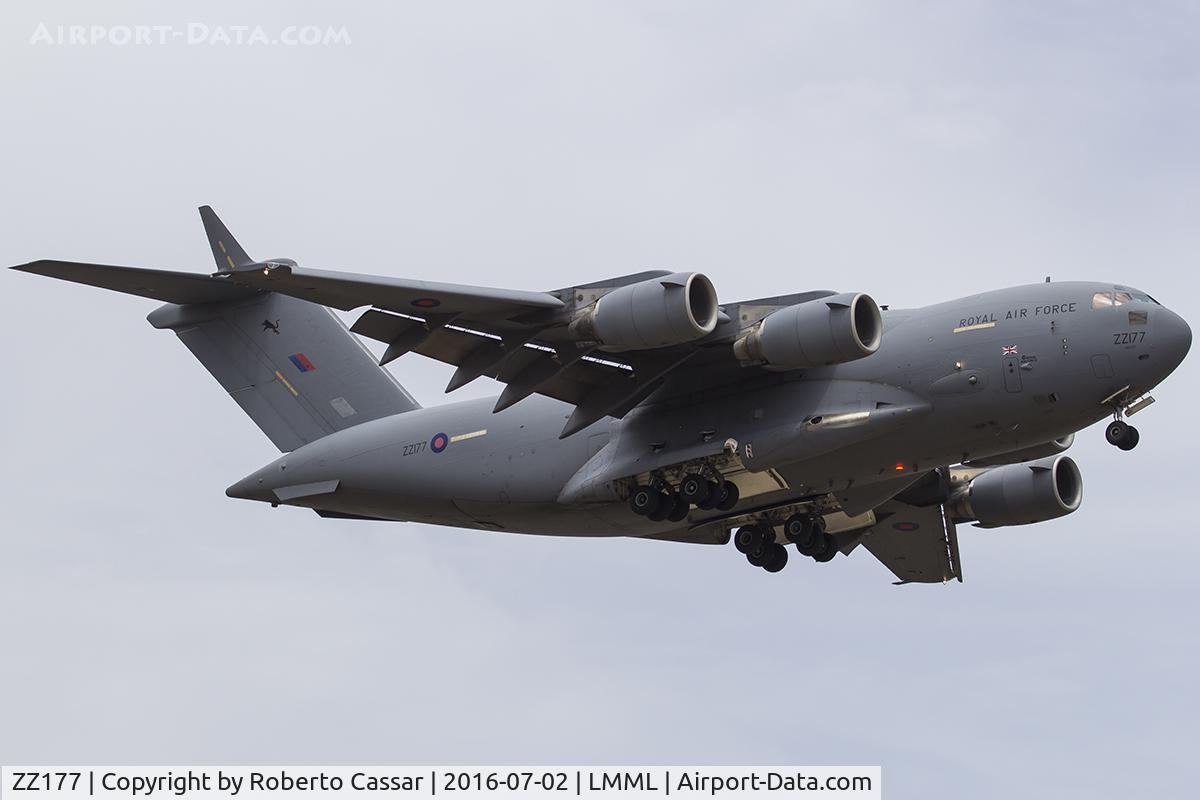 ZZ177, 2010 Boeing C-17A Globemaster III C/N F-227, Runway 13