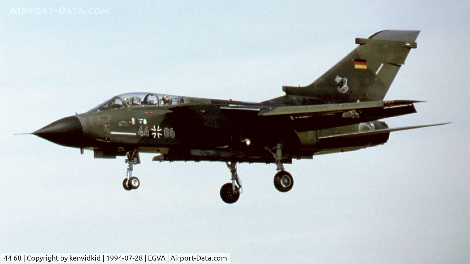 44 68, Panavia Tornado IDS C/N 425/GS125/4168, German Air Force arriving at RIAT.