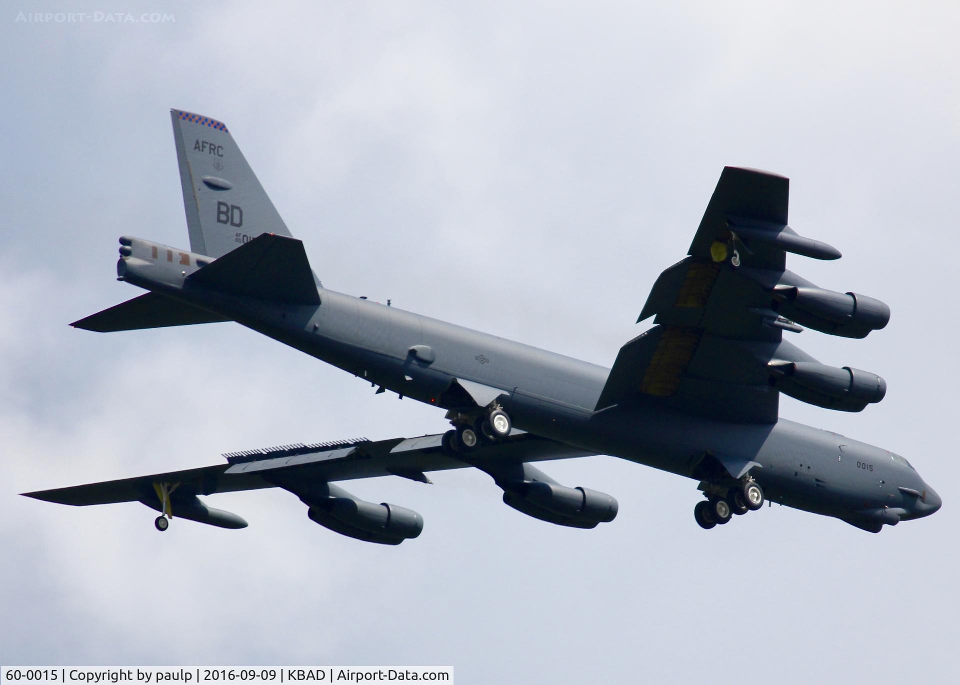 60-0015, 1960 Boeing B-52H Stratofortress C/N 464380, At Barksdale Air Force Base.
