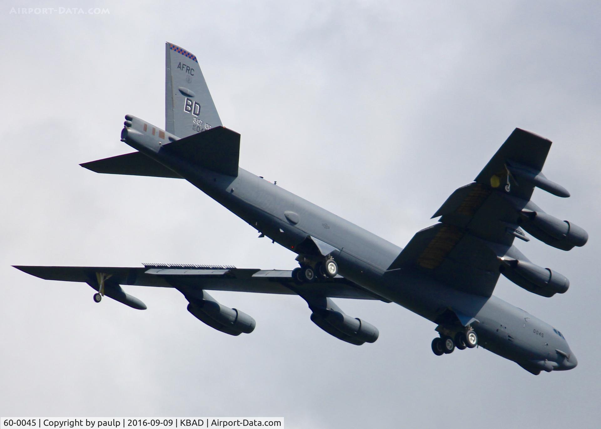 60-0045, 1960 Boeing B-52H Stratofortress C/N 464410, At Barksdale Air Force Base.