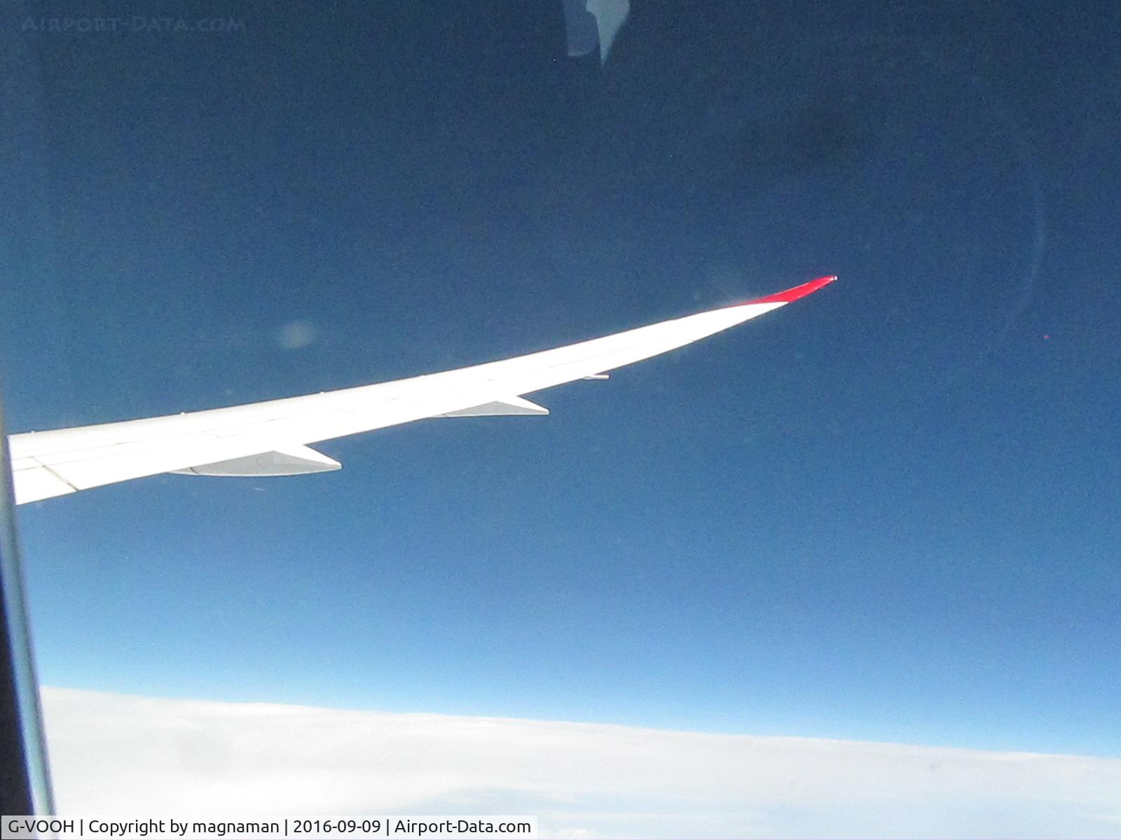 G-VOOH, 2015 Boeing 787-9 Dreamliner Dreamliner C/N 37968, over china on way from PVG to LHR