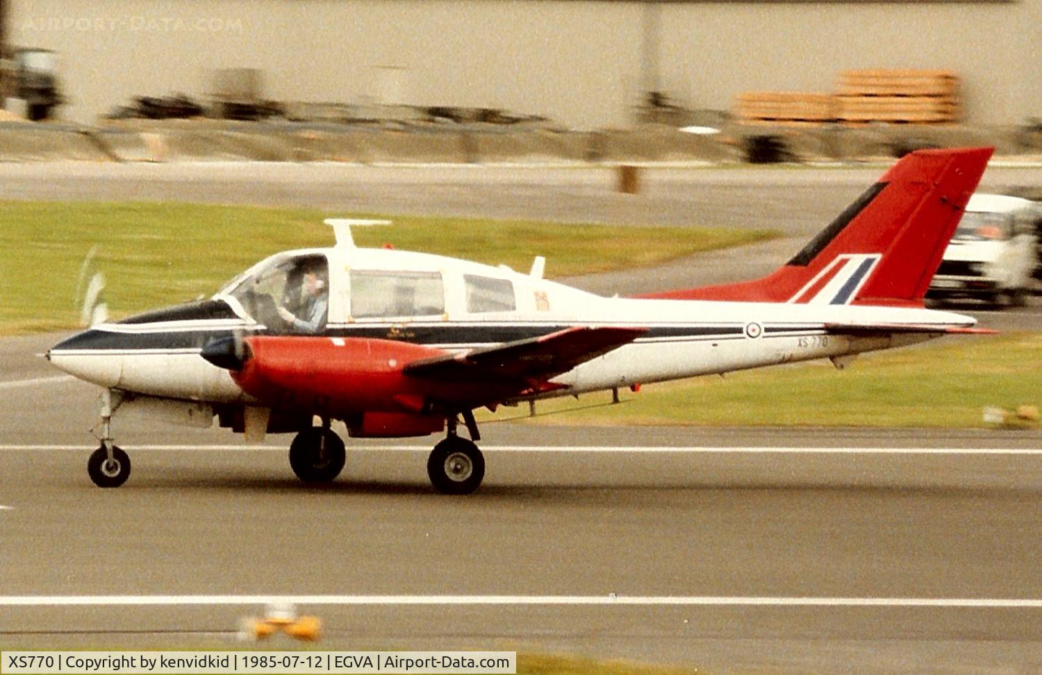 XS770, 1965 Beagle B-206R Basset CC.1 C/N B014, Empire Test Pilot's School arriving at IAT.