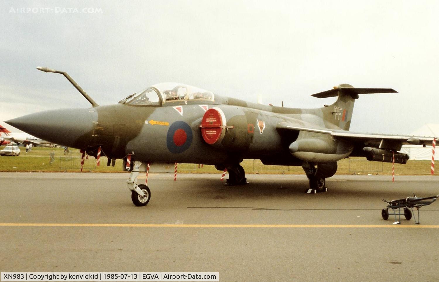 XN983, 1965 Hawker Siddeley Buccaneer S.2B C/N B3-10-63, Royal Air Force on static display at IAT.