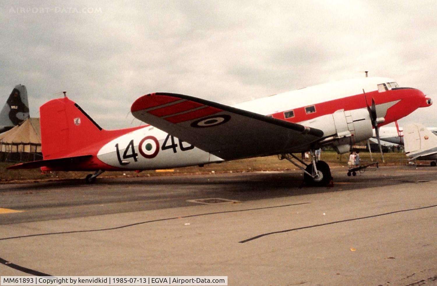 MM61893, 1942 Douglas C-47A Skytrain C/N 4236, Italian Air Force on static display at IAT.