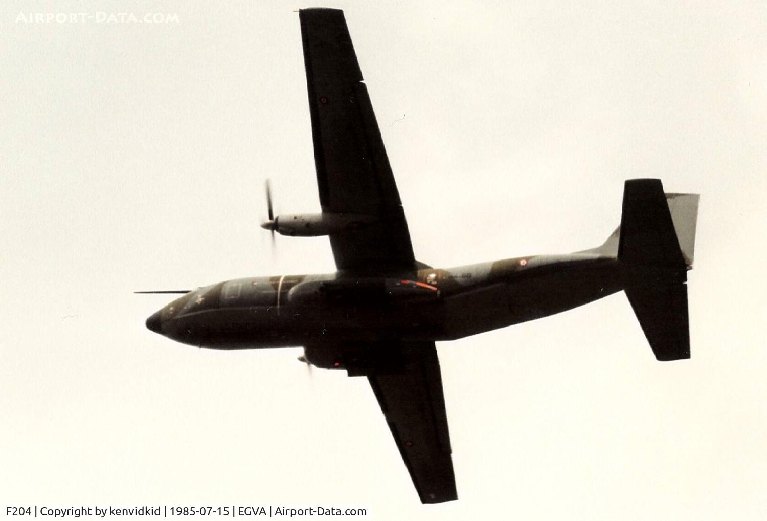 F204, Transall C-160NG C/N 204, French Air Force departing IAT.