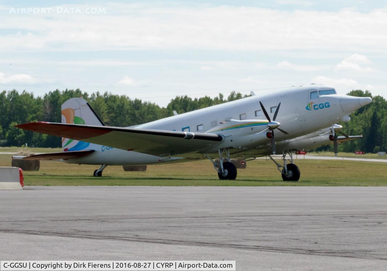 C-GGSU, 1942 Basler BT-67 C/N 13439, Parked at Carp Airport