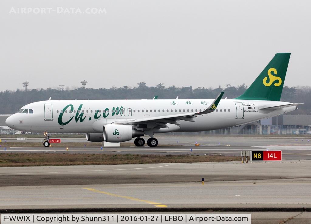 F-WWIX, 2015 Airbus A320-214 C/N 6881, C/n 6881 - To be B-8347