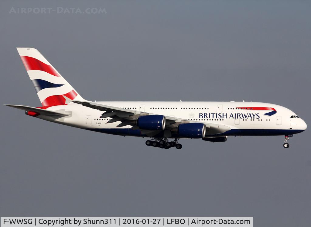 F-WWSG, 2015 Airbus A380-841 C/N 194, C/n 0194 - To be G-XLEK