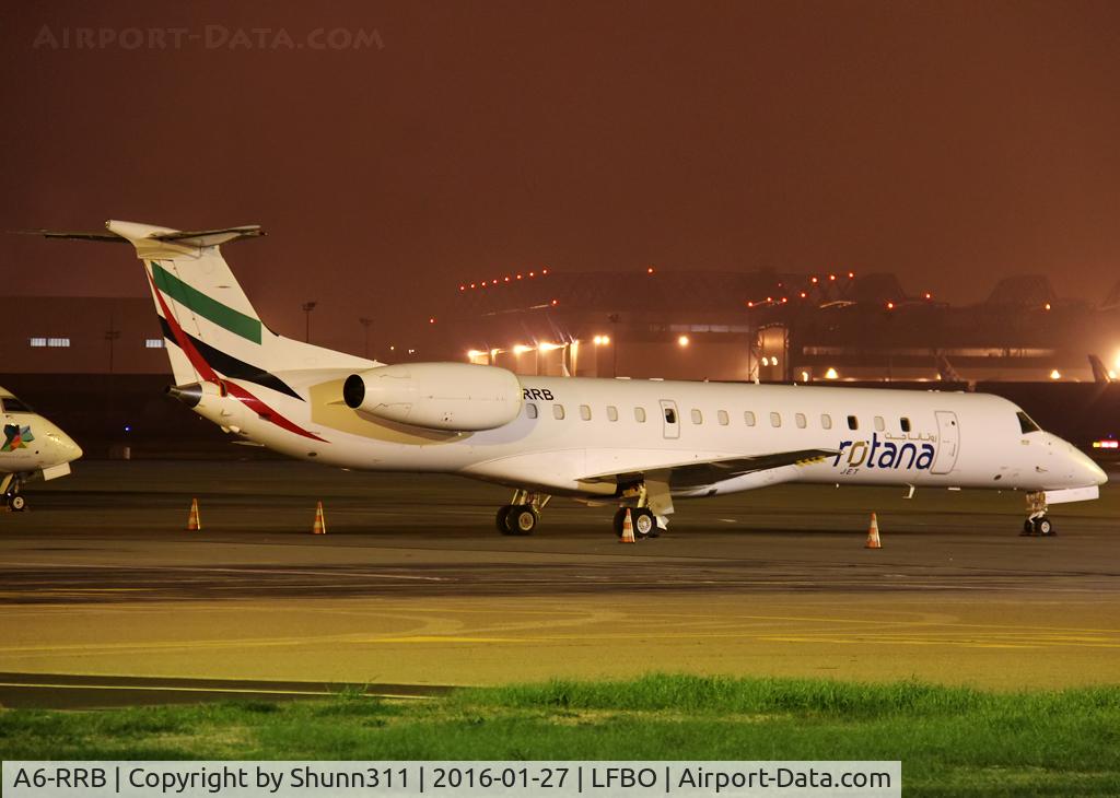 A6-RRB, 2001 Embraer EMB-145MP (ERJ-145MP) C/N 145419, Parked at the Old Terminal
