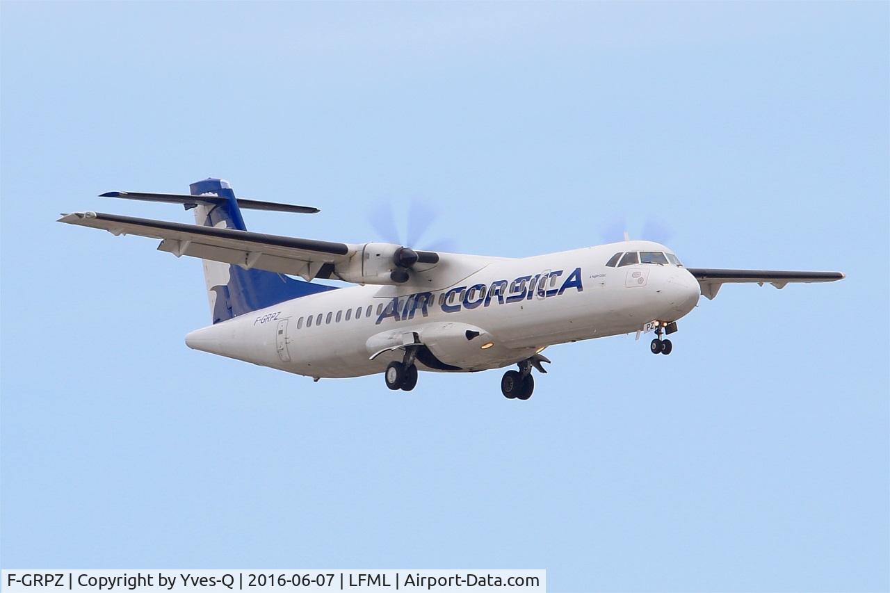 F-GRPZ, 2007 ATR 72-212A C/N 745, ATR 72-212A, Short approach rwy 31R, Marseille-Provence Airport (LFML-MRS)