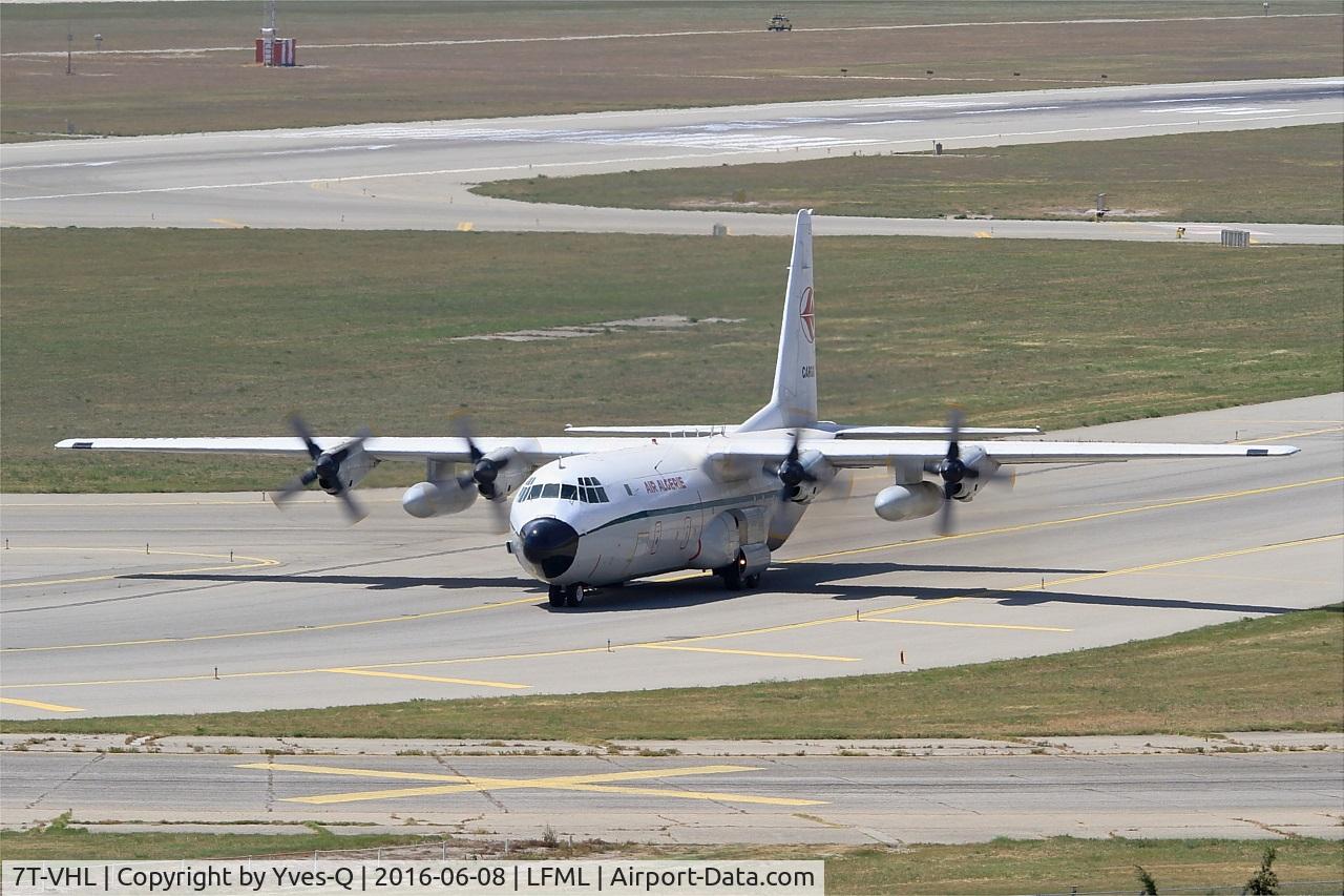 7T-VHL, 1981 Lockheed L-100-30 Hercules (L-382G) C/N 382-4886, Lockheed L-100-30 Hercules, Taxiing to holding point rwy 31R, Marseille-Provence Airport (LFML-MRS)