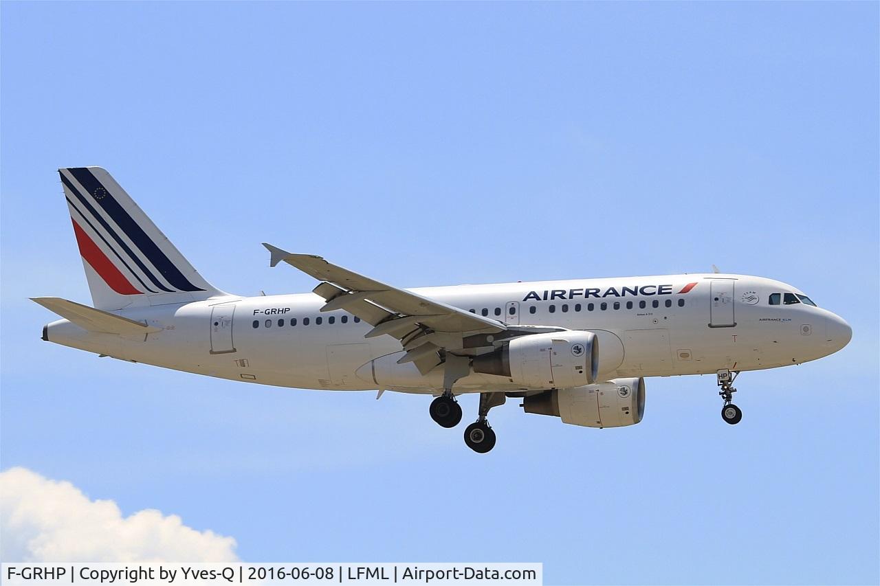 F-GRHP, 2000 Airbus A319-111 C/N 1344, Airbus A319-111, Short approach Rwy 31R, Marseille-Provence Airport (LFML-MRS)