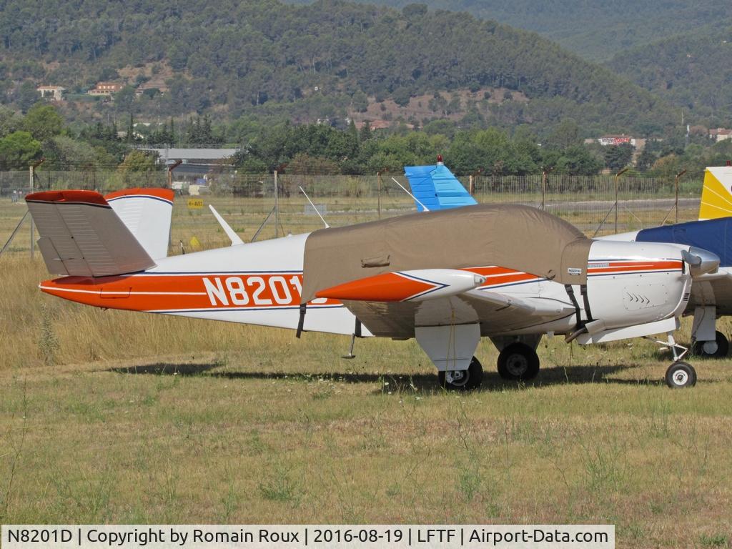 N8201D, 1957 Beech H35 Bonanza C/N D-5288, Parked