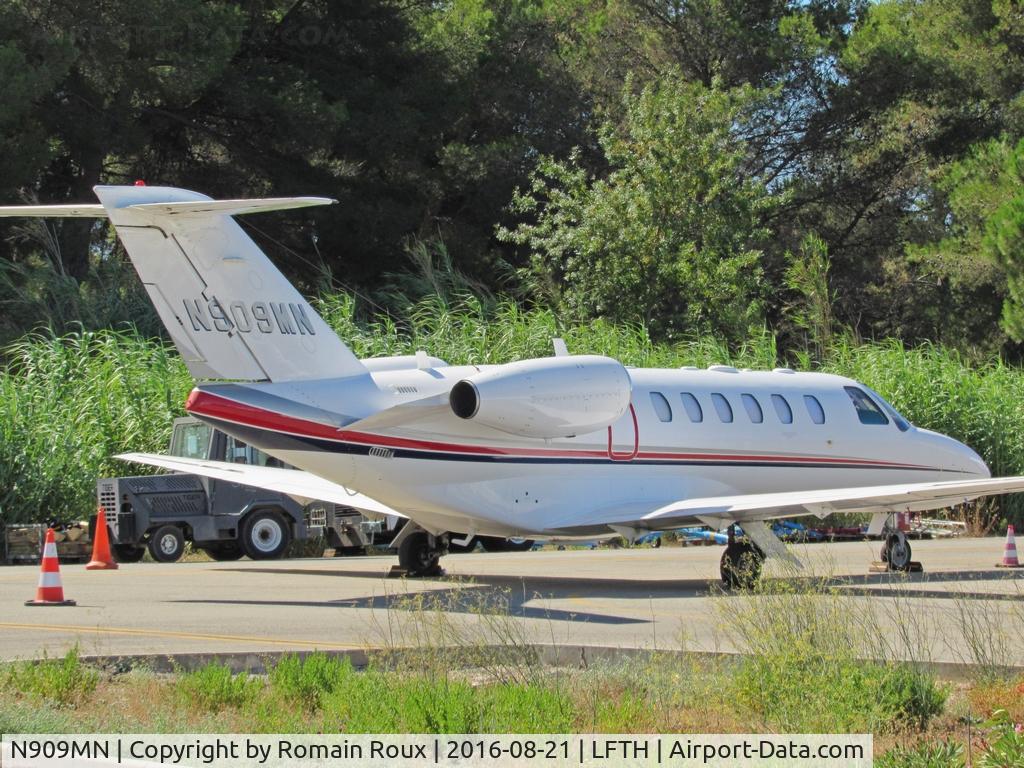 N909MN, 2007 Cessna 525A CitationJet CJ2+ C/N 525A-0351, Parked