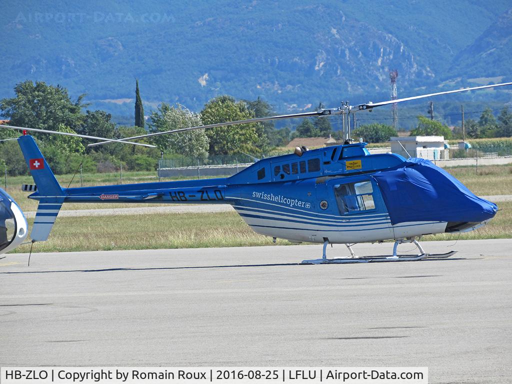 HB-ZLO, 1995 Bell 206B JetRanger III C/N 4373, Parked