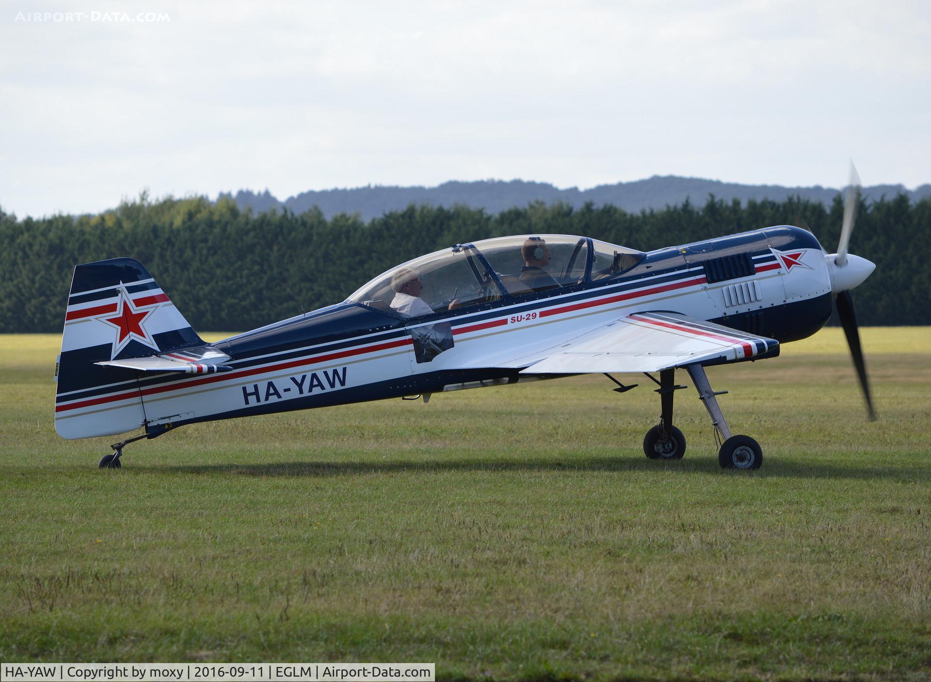 HA-YAW, Sukhoi Su-29 C/N 74-05, Sukhoi SU-29 at White Waltham.