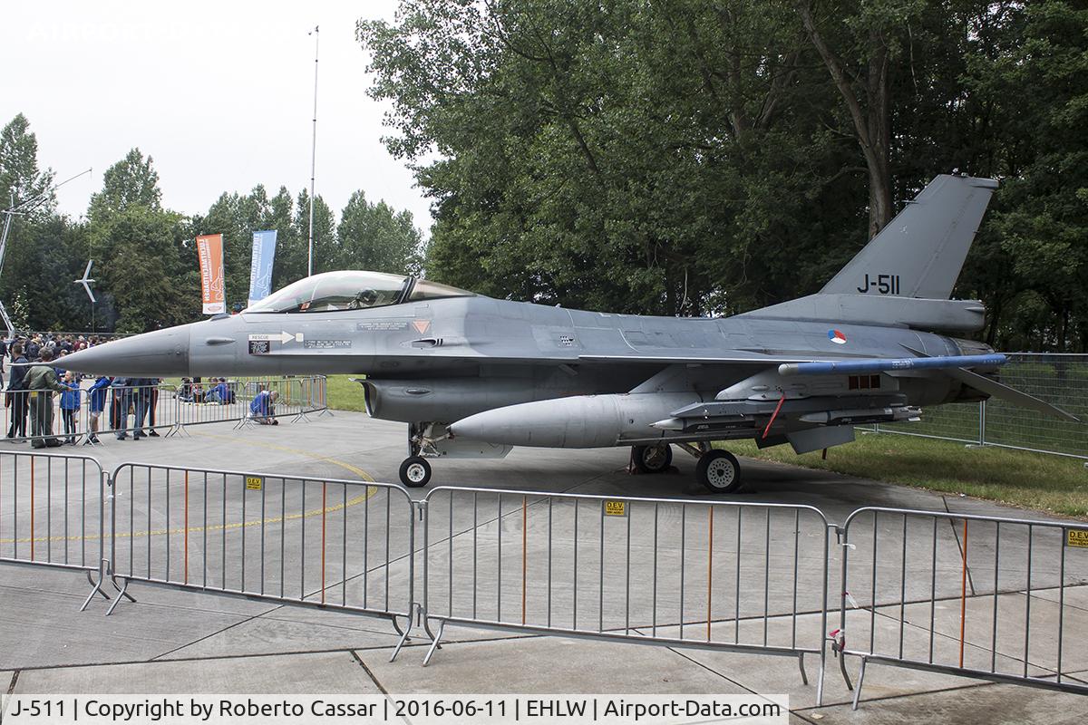 J-511, 1989 Fokker F-16A Fighting Falcon C/N 6D-150, Luchtmahdagen 2016