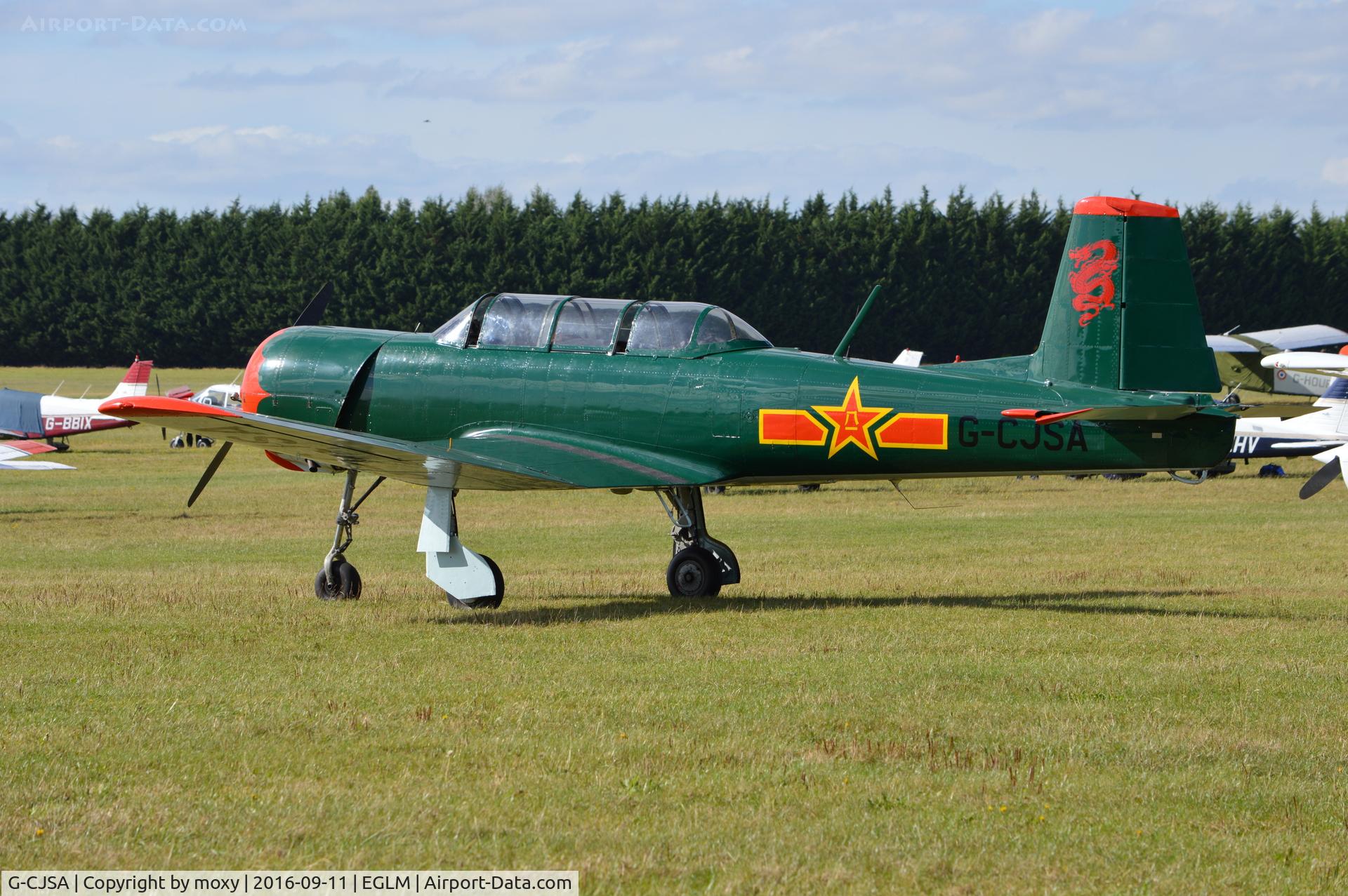 G-CJSA, Nanchang CJ-6A Chujiao C/N 3151215, Nanchang CJ-6A at White Waltham. Ex N91555