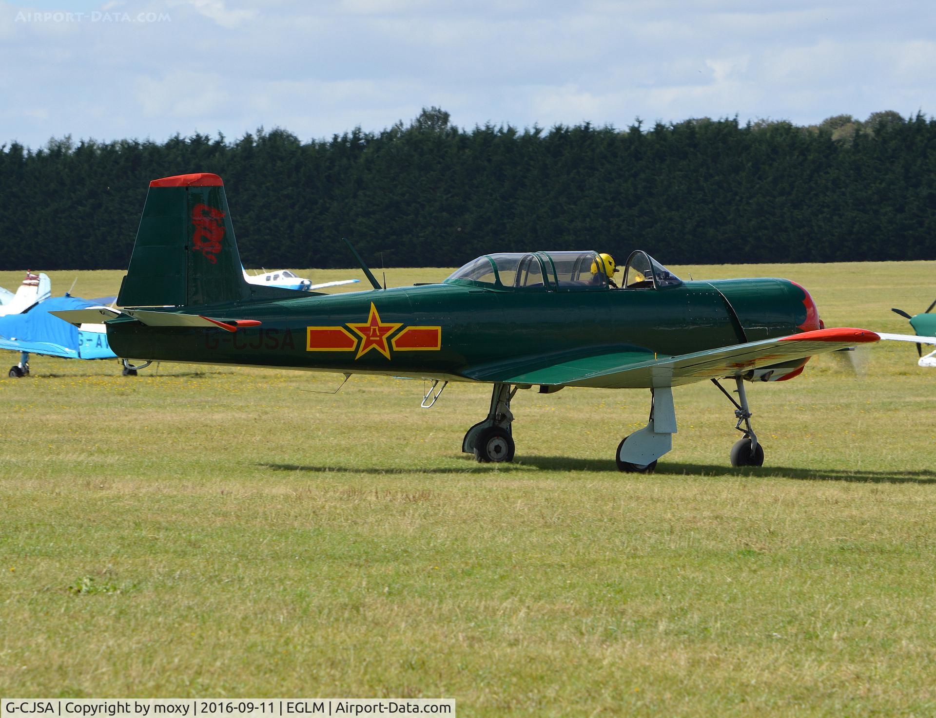 G-CJSA, Nanchang CJ-6A Chujiao C/N 3151215, Nanchang CJ-6A at White Waltham. Ex N91555