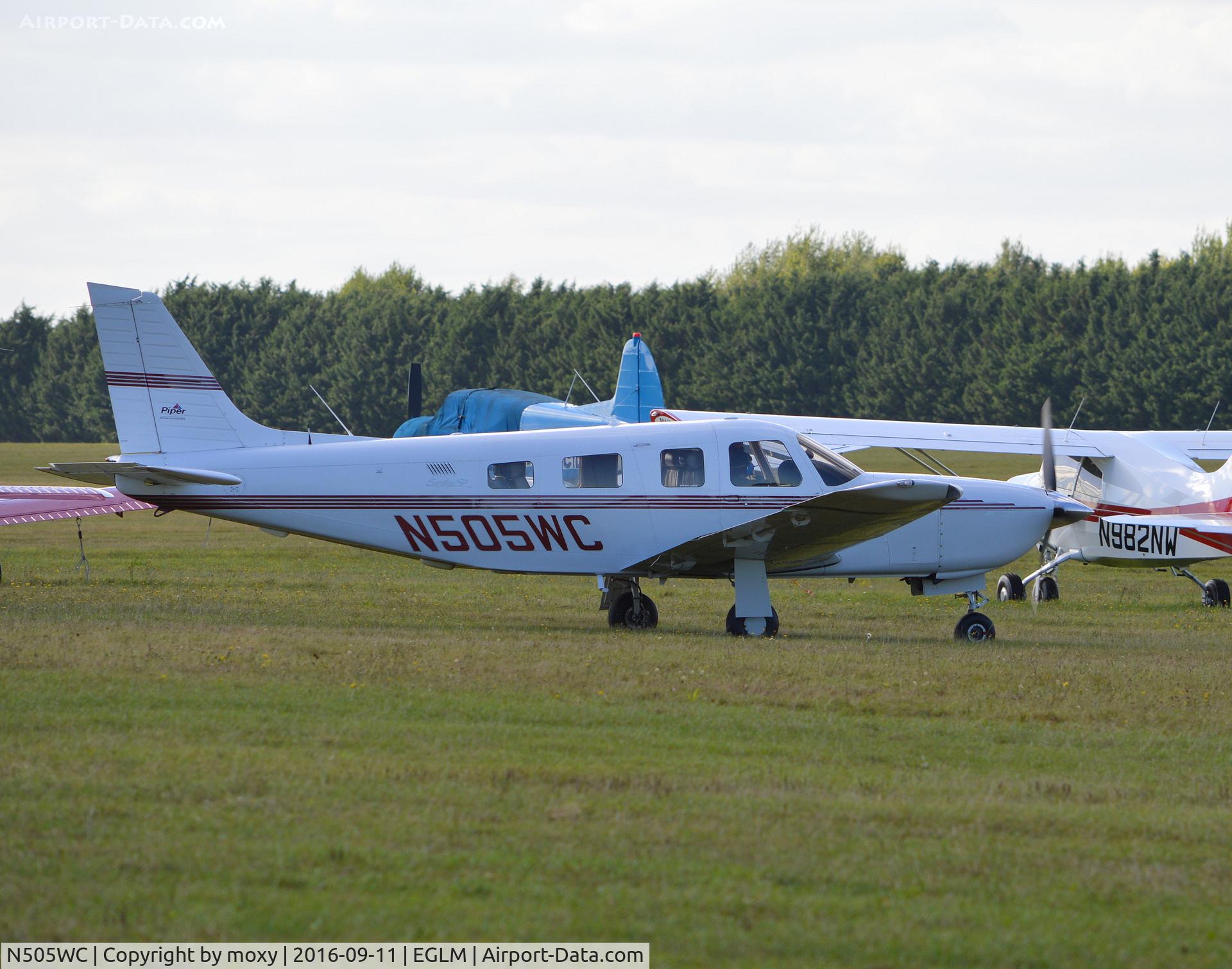 N505WC, 1996 Piper PA-32R-301 C/N 3246034, Piper PA-32R-301 Saratoga SP at White Waltham.