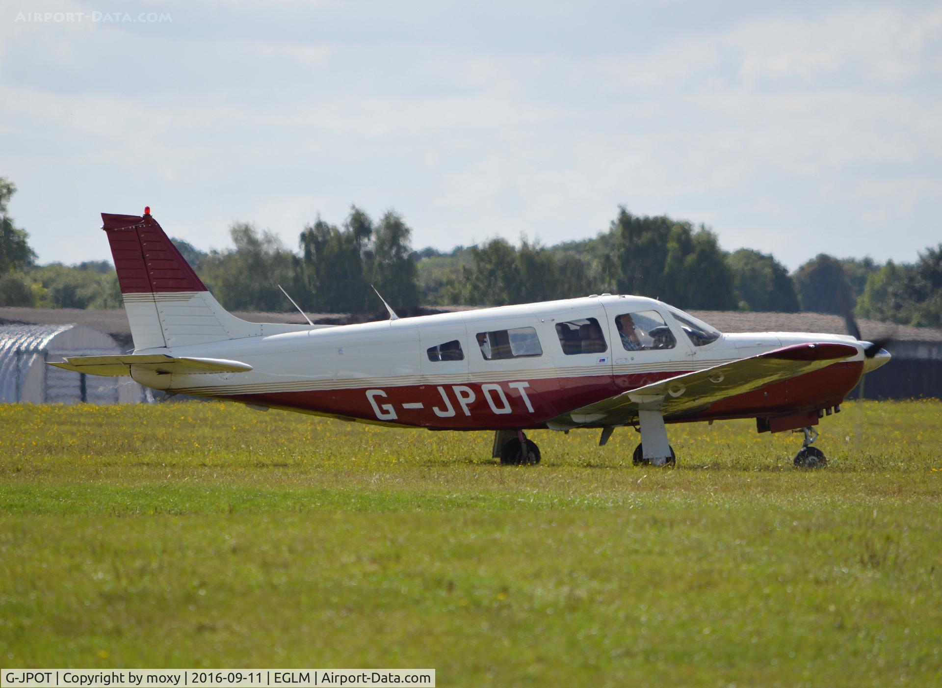 G-JPOT, 1981 Piper PA-32R-301 Saratoga SP C/N 32R-8113065, Piper PA-32R-301 Saratoga SP at White Waltham.